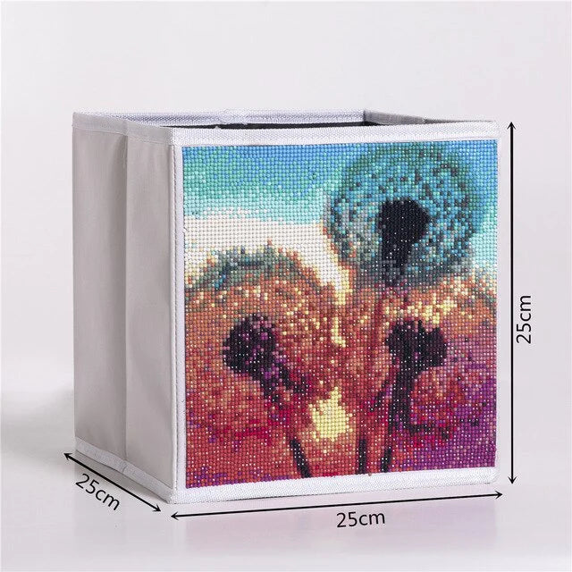 Diamond Painting Zubehör - Aufbewahrungsbox 25x25x25cm