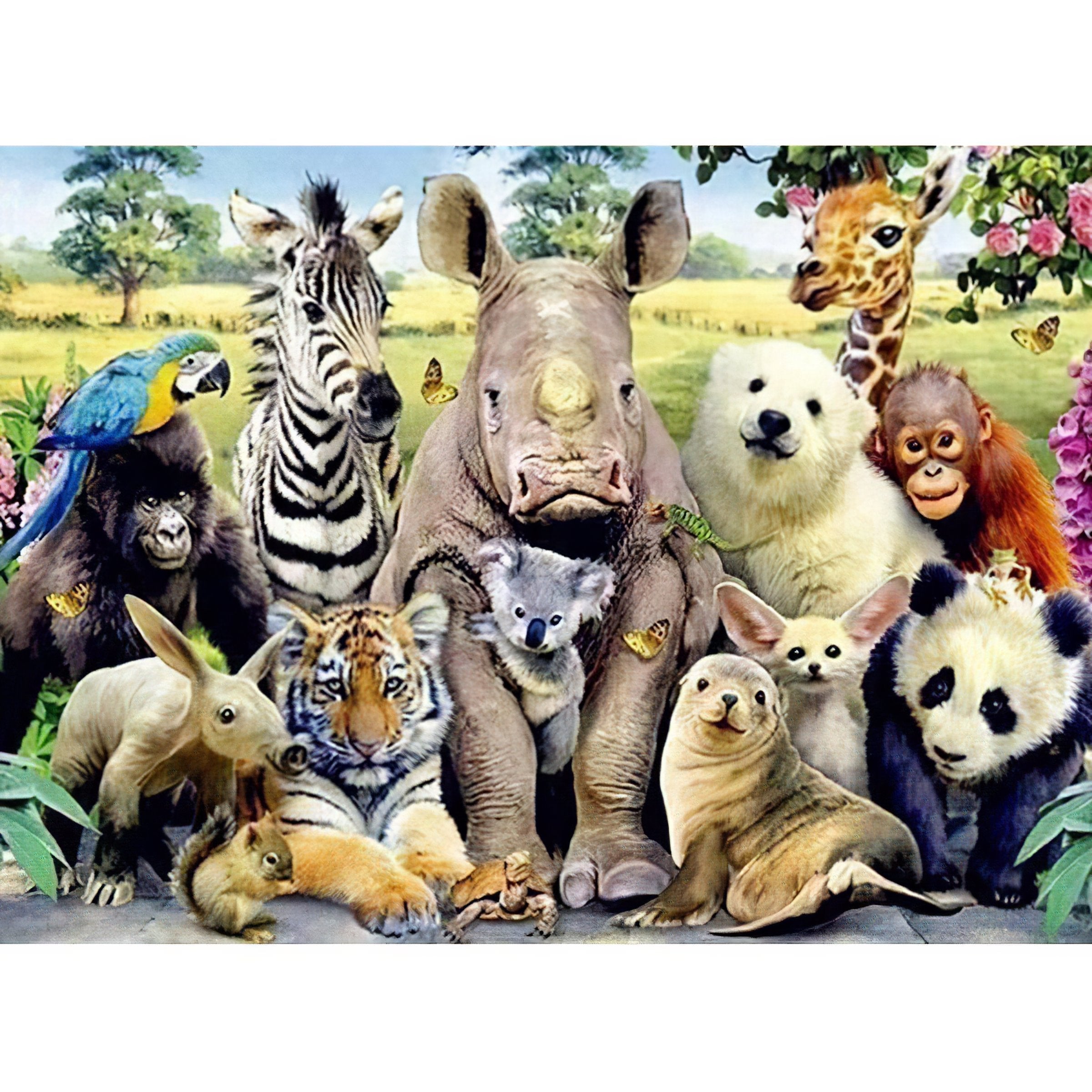 Diamond Painting - Group Of Animals