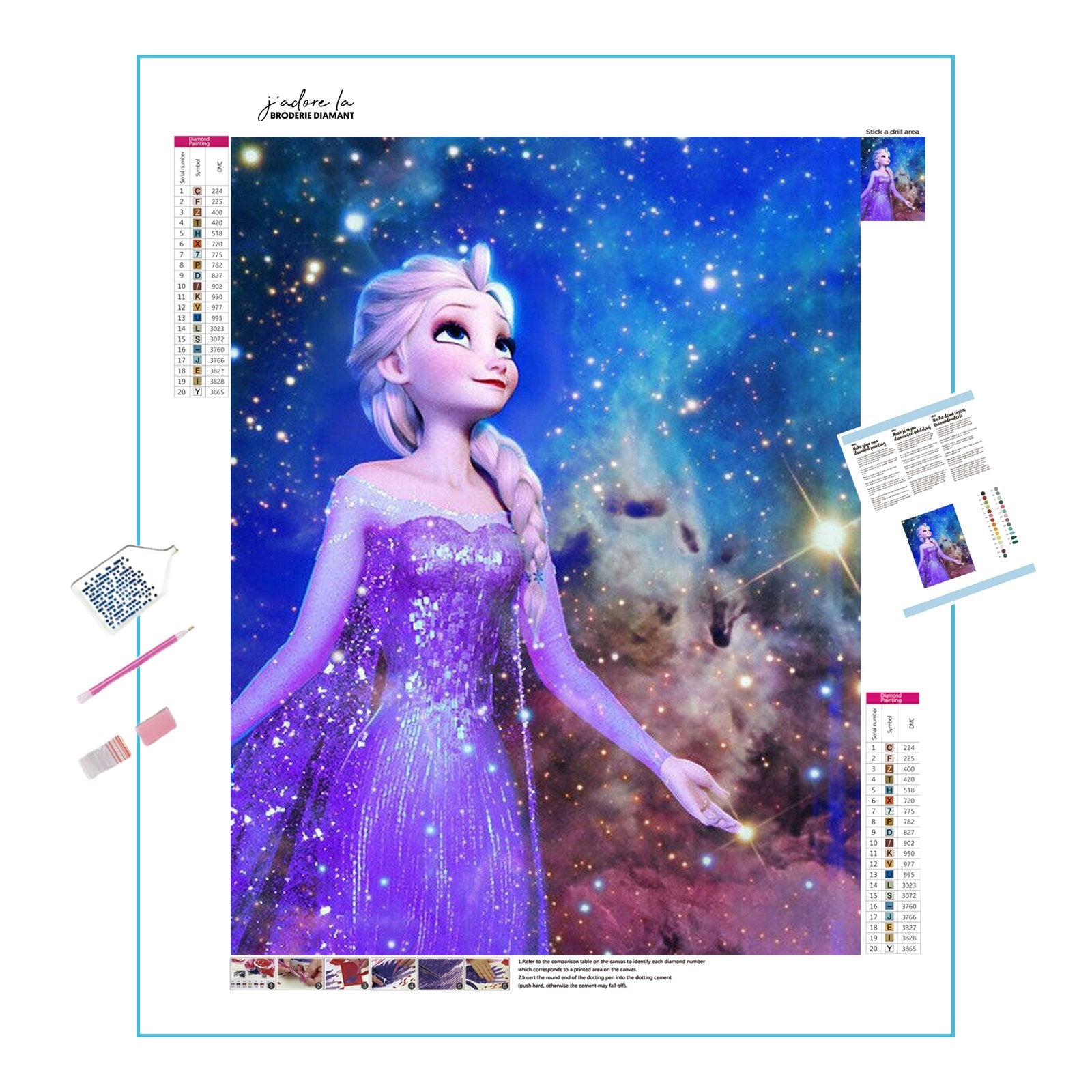 Diamond Painting - Prinzessin Elsa-Disney