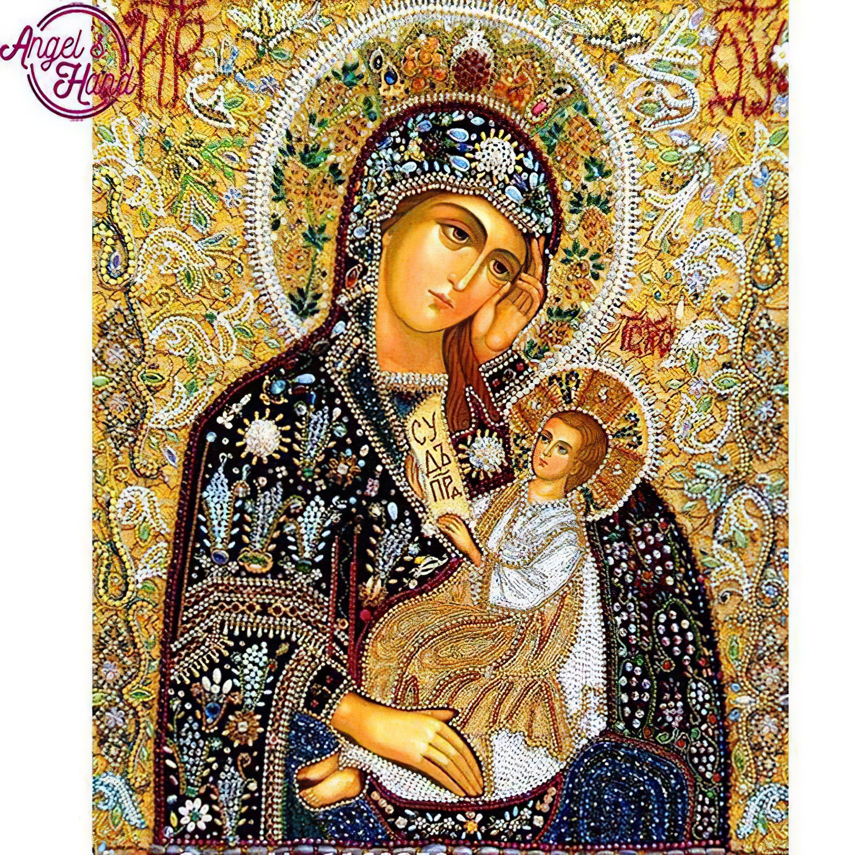 Diamond Painting - Mutter Maria und Jesus