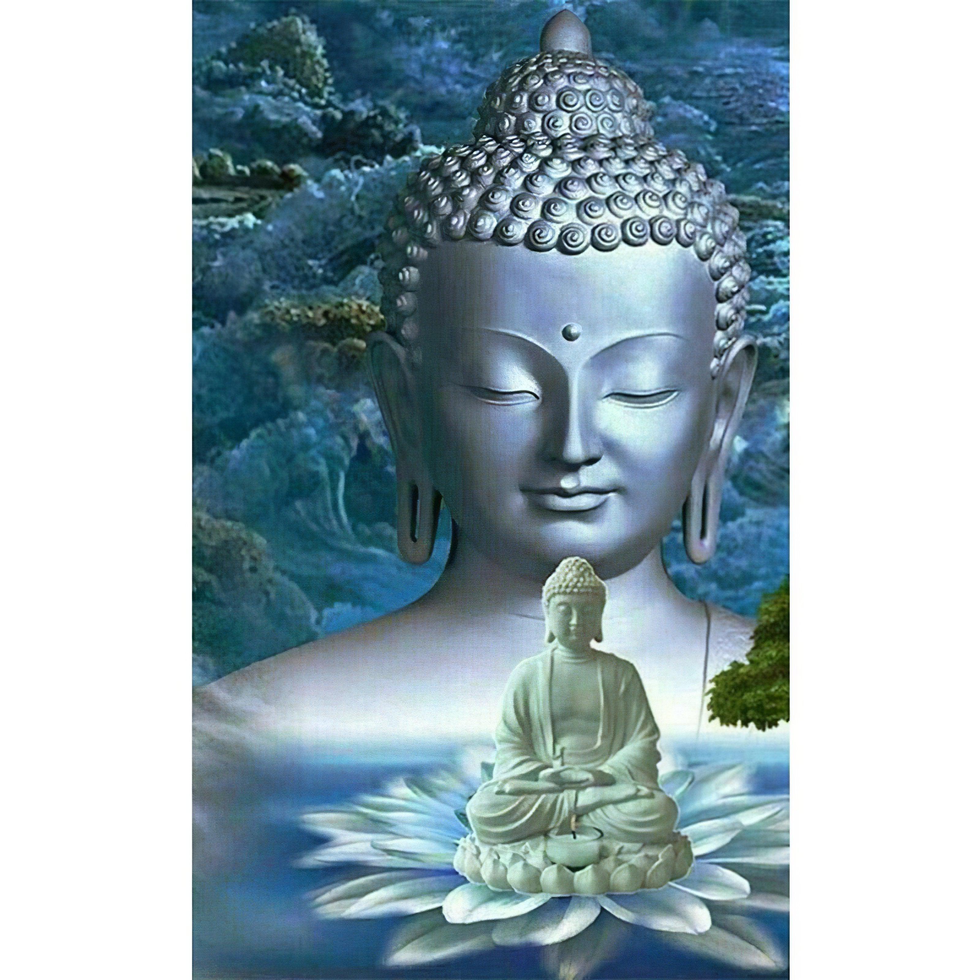 Diamond Painting - Buddha auf dem See
