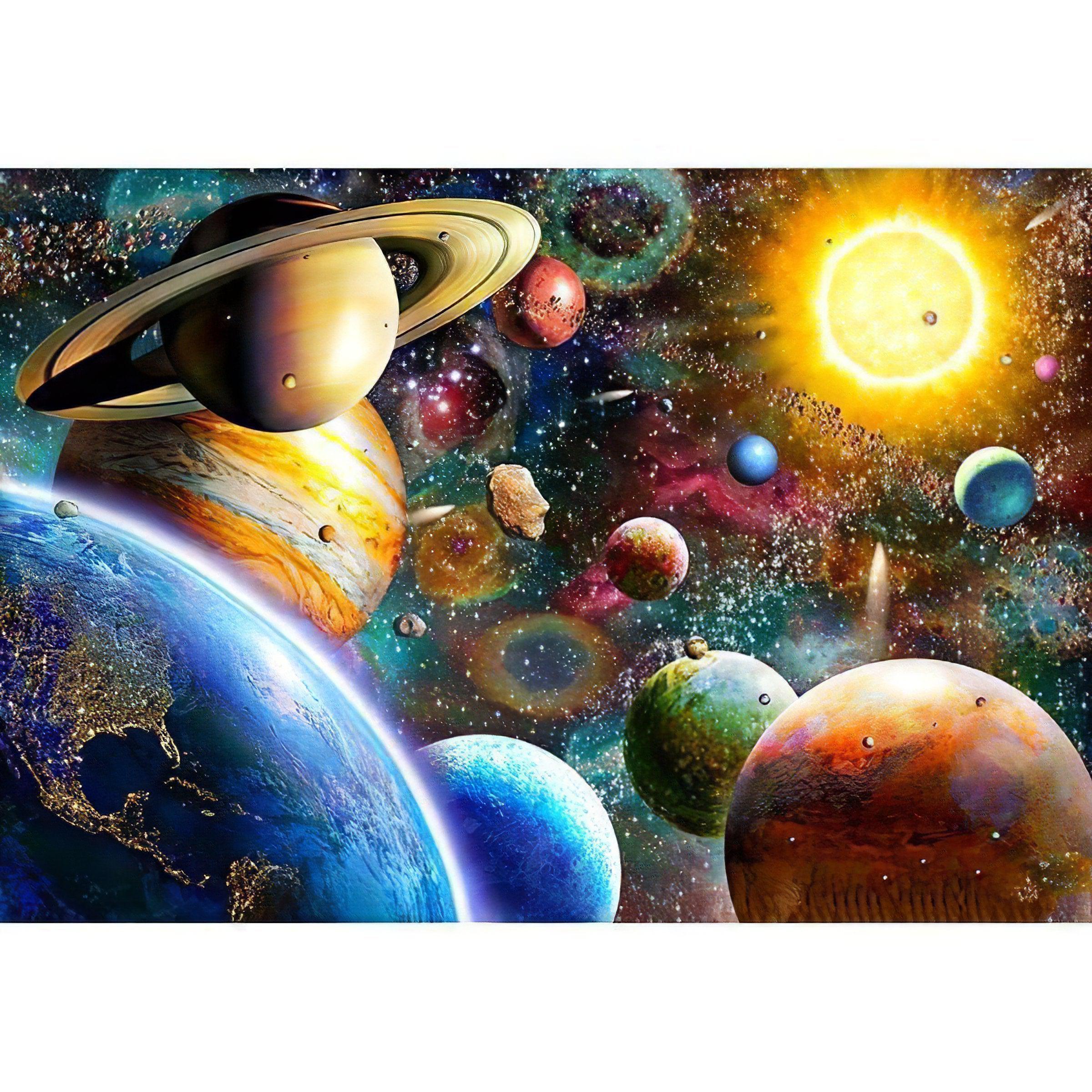 Diamond Painting - Planet des Universums