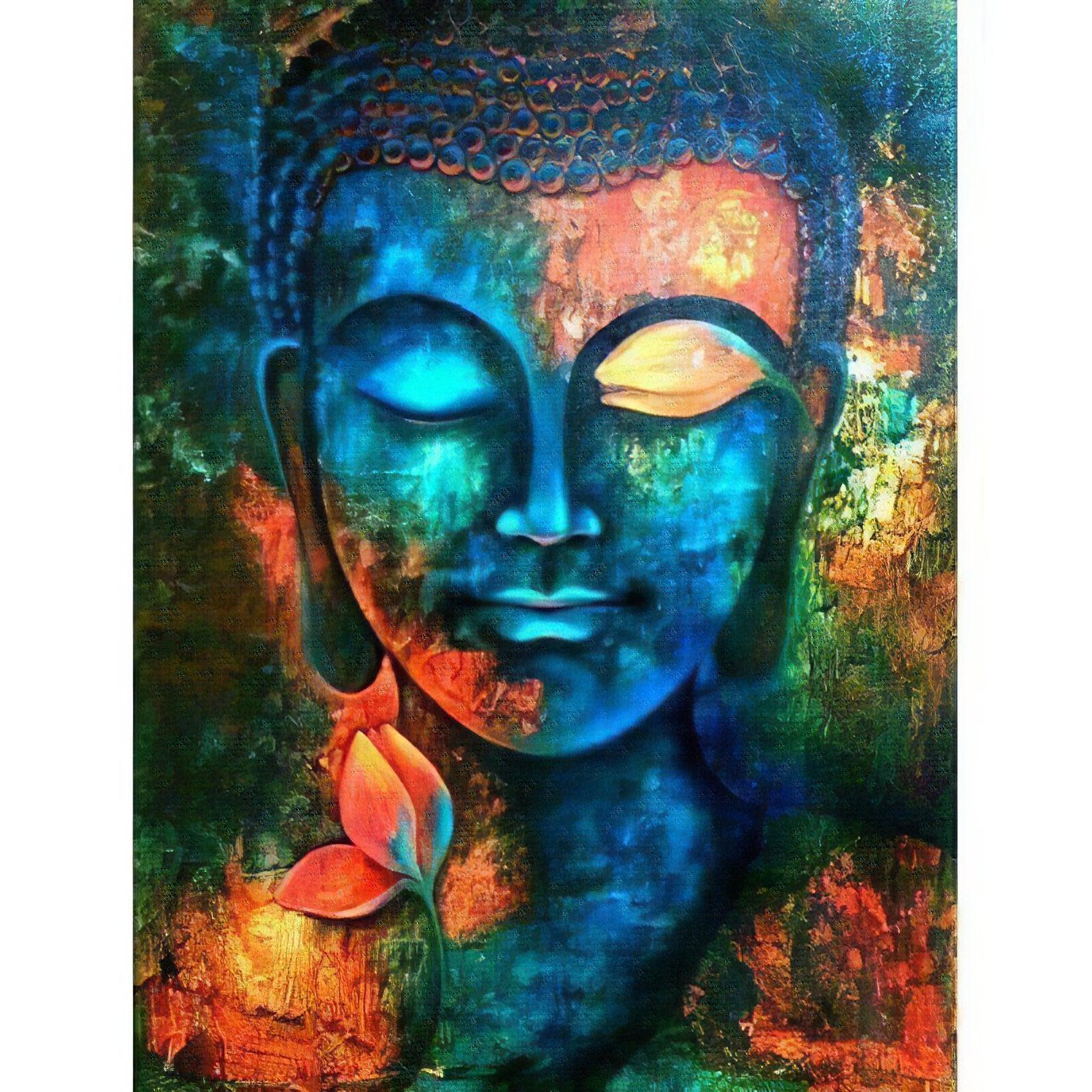 Diamond Painting - Buddha mit geschlossenen Augen