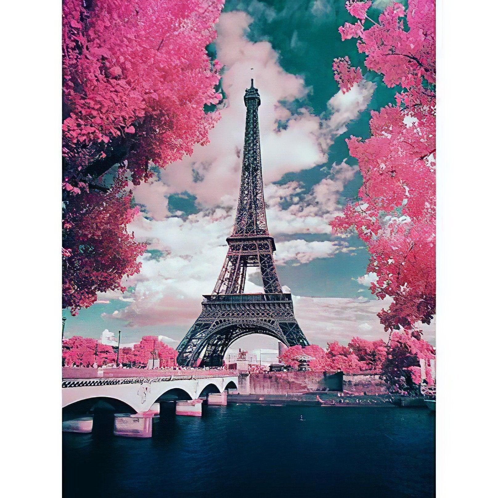 Diamond Painting - Rosey Blick auf den Eiffelturm